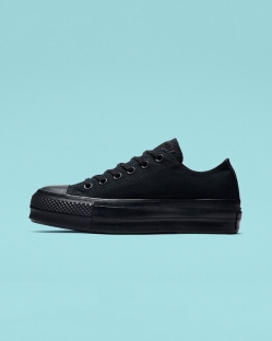 Converse Chuck Taylor All Star Női Platform Fekete | ANEXQMG-HU